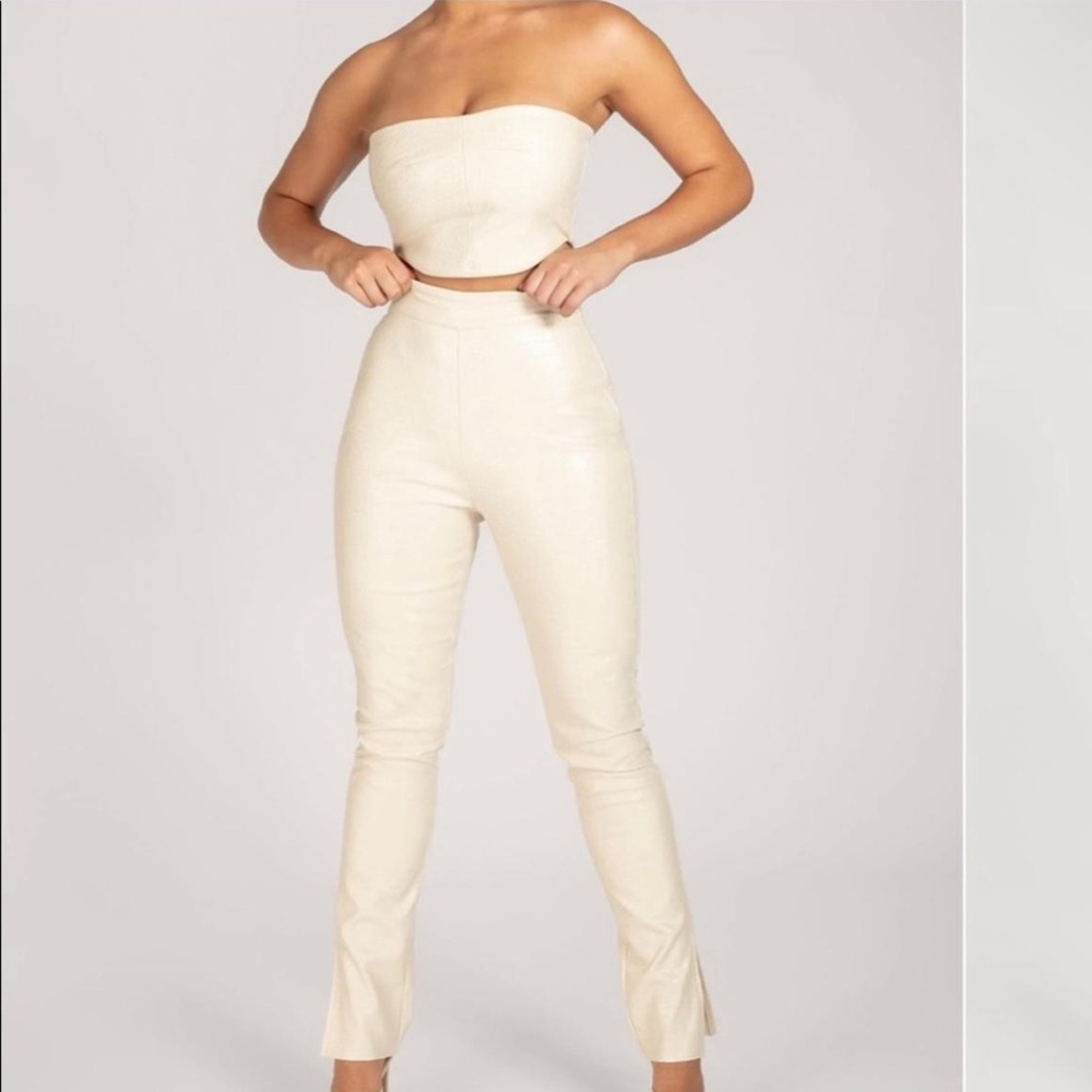 Meshki Annabelle Croc Leather Set NWT